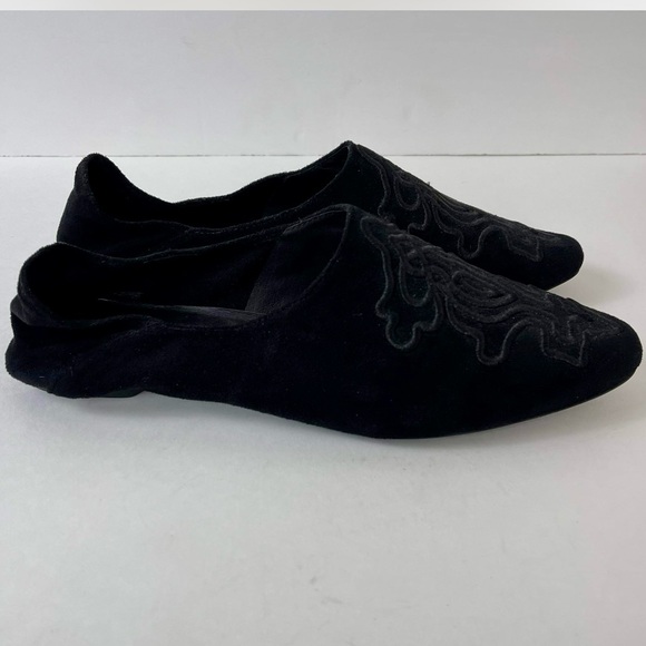 Jeffrey Campbell Black Embroidered Vijay Flats, Women’s Size 8.5 - Picture 2 of 11